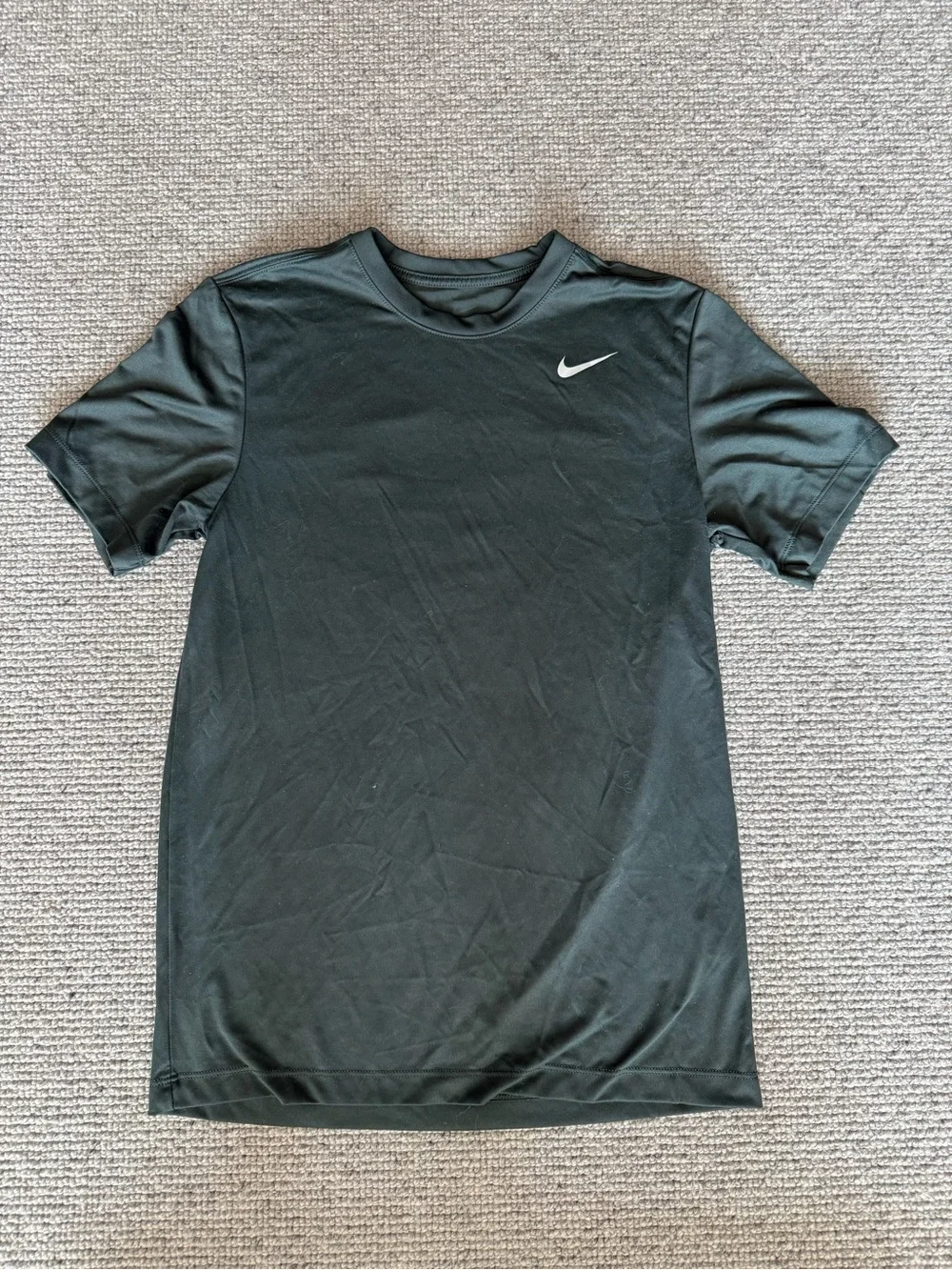Nike Men's Dri-Fit Legend Workout Gym Tennis T-Shirt Short Sleeve Crew S Green